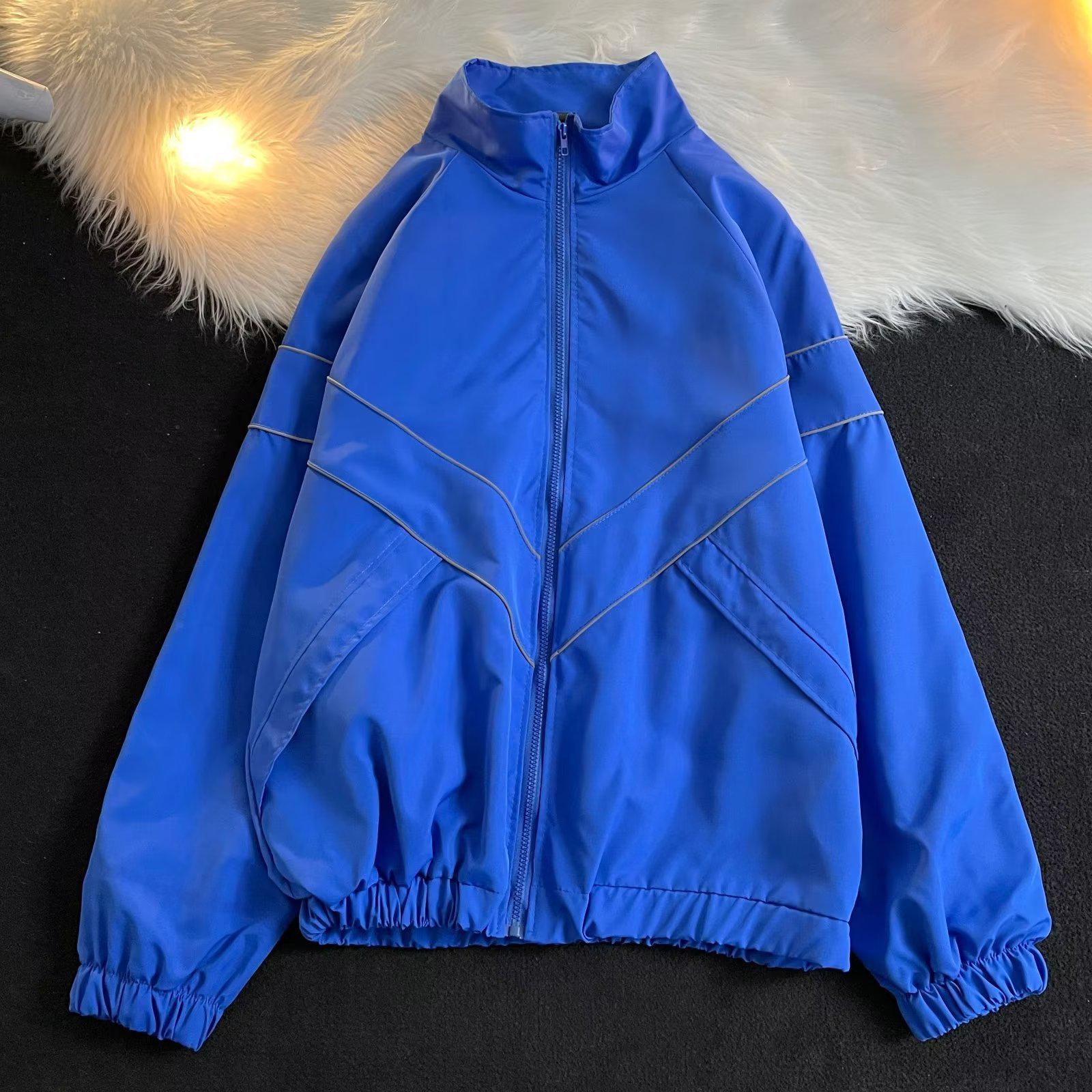 Ветровка унисекс со светоотражающими ветровками 2023 года: Стильная однотонная спортивная куртка XXL синий
Ветровка унисекс со светоотражающими ветровками 2023 года: Стильная однотонная спортивная куртка XXL синий