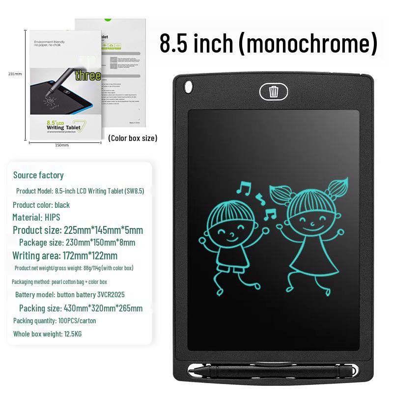ЖК-планшет для рисования для детей - 8,5/10/12/15 дюймов, блокнот для рисования и подарок на день рождения
ЖК-планшет для рисования для детей - 8,5/10/12/15 дюймов, блокнот для рисования и подарок на день рождения
