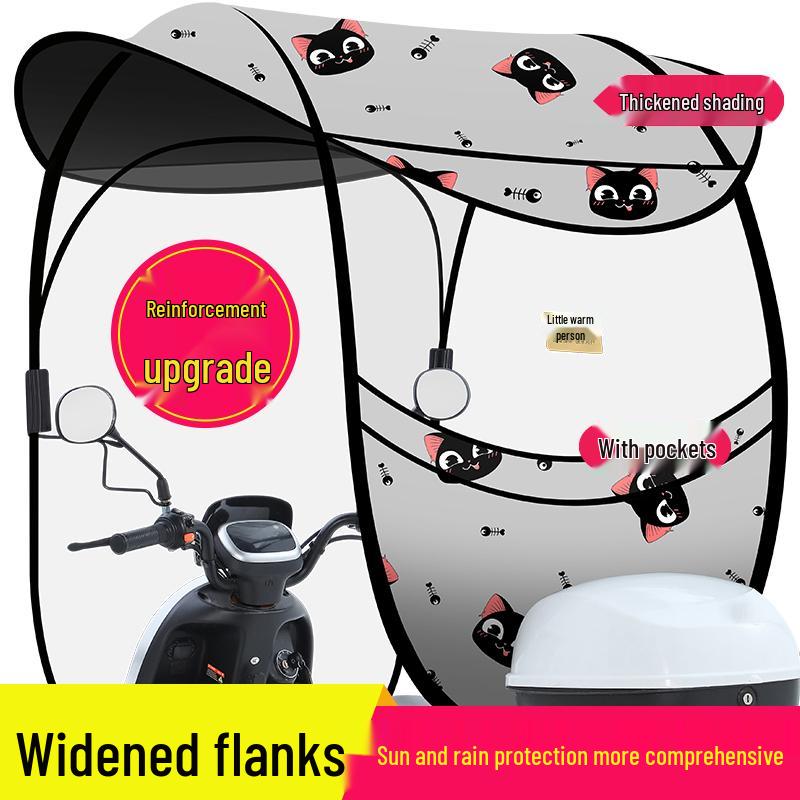 Electric Car & Motorcycle Rain and Sun Canopy: Windproof, Rainproof Awning
Electric Car & Motorcycle Rain and Sun Canopy: Windproof, Rainproof Awning