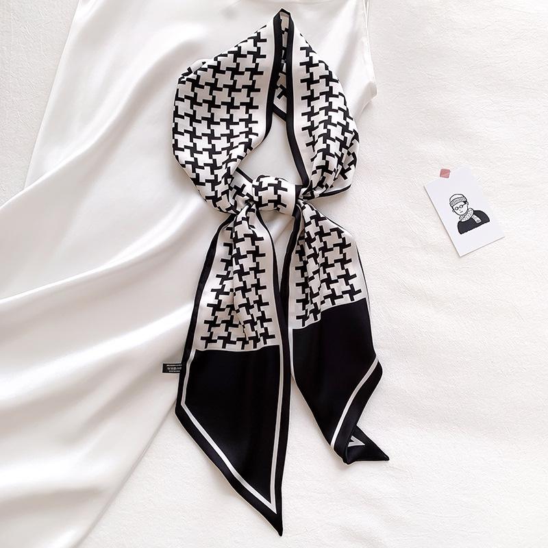 Шелковый шарф и лента для волос с леопардовым принтом в корейском стиле для женщин – Осень/Весна 125*10cm
Шелковый шарф и лента для волос с леопардовым принтом в корейском стиле для женщин – Осень/Весна 125*10cm