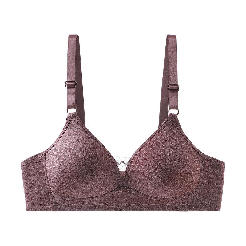 No steel ring bra smooth surface thin cup gathering anti-light three-breasted middle-aged and elderly bra factory 42/95C вина червоного кольору
No steel ring bra smooth surface thin cup gathering anti-light three-breasted middle-aged and elderly bra factory 42/95C вина червоного кольору