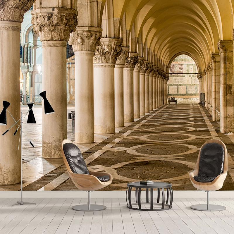 European Style Building Corridor Roman Column Photo Wallpaper Wall Painting Bedroom Study Living Room Mural Papel De Parede 3D 200 cm(W) x 140 cm(H)
European Style Building Corridor Roman Column Photo Wallpaper Wall Painting Bedroom Study Living Room Mural Papel De Parede 3D 200 cm(W) x 140 cm(H)