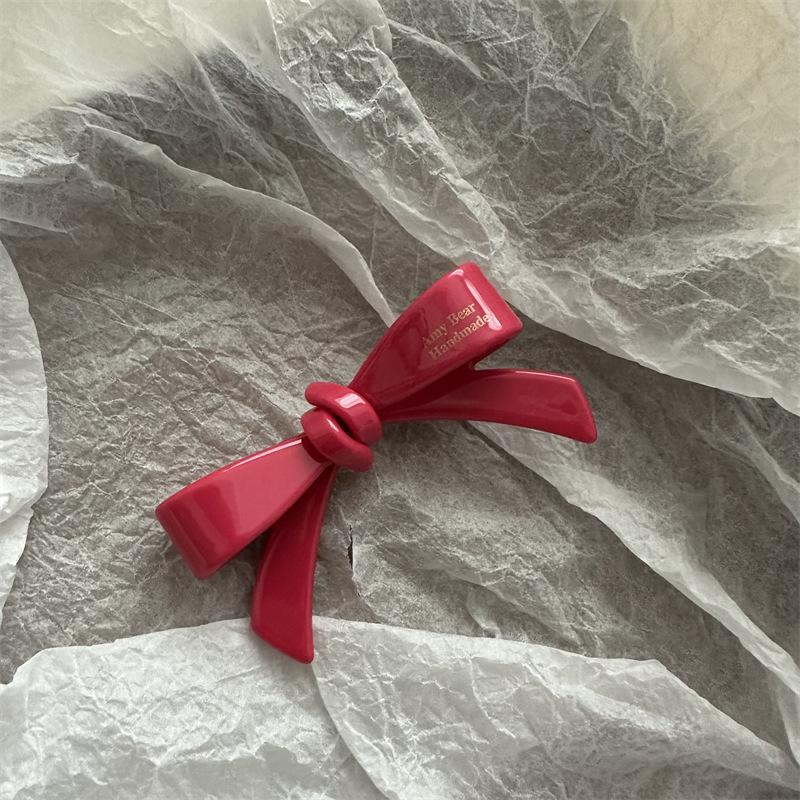 Korean Style Girly Heart Acetic Acid Bow, Sweet Side Bangs Clip, Duckbill Clip, Hair Clip, Side Clip Hair Accessory For Women
Korean Style Girly Heart Acetic Acid Bow, Sweet Side Bangs Clip, Duckbill Clip, Hair Clip, Side Clip Hair Accessory For Women