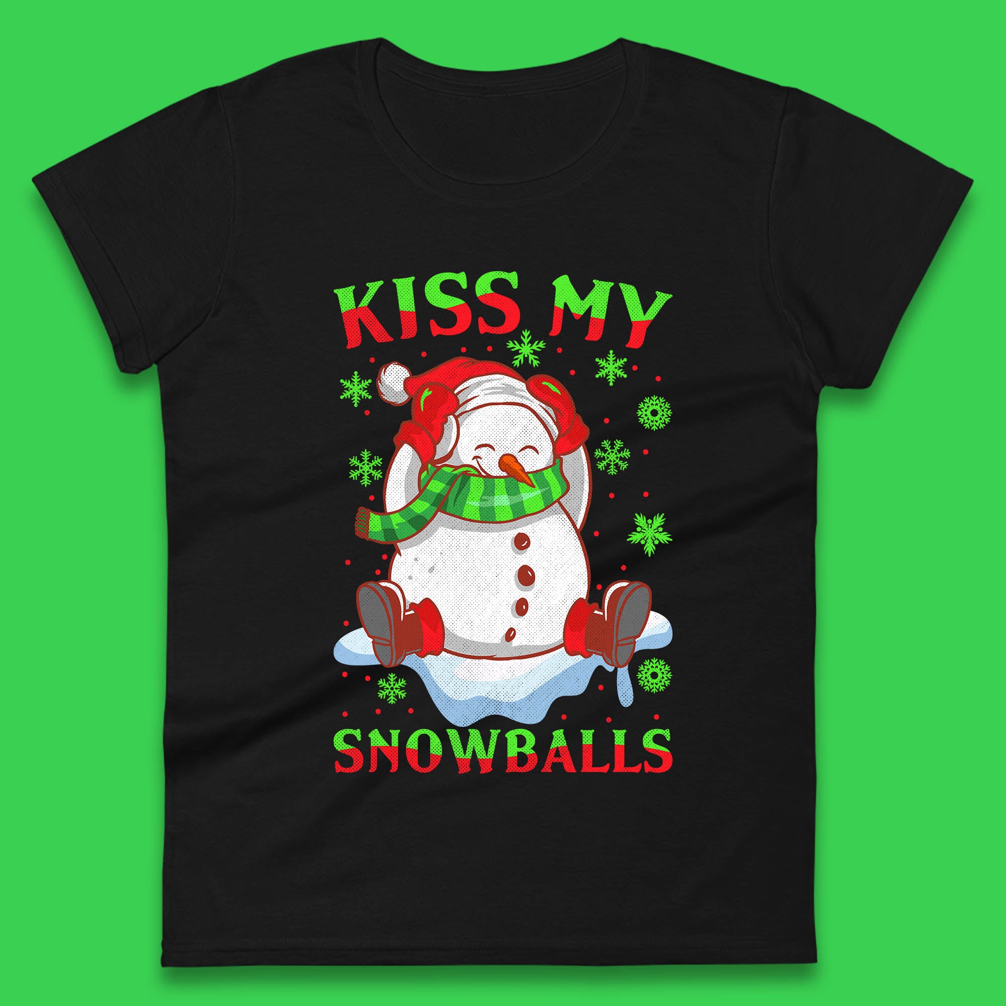 Kiss My Snowballs Funny Christmas Snowman Womens T Shirt Mens Tops Tees Unisex L
Kiss My Snowballs Funny Christmas Snowman Womens T Shirt Mens Tops Tees Unisex L