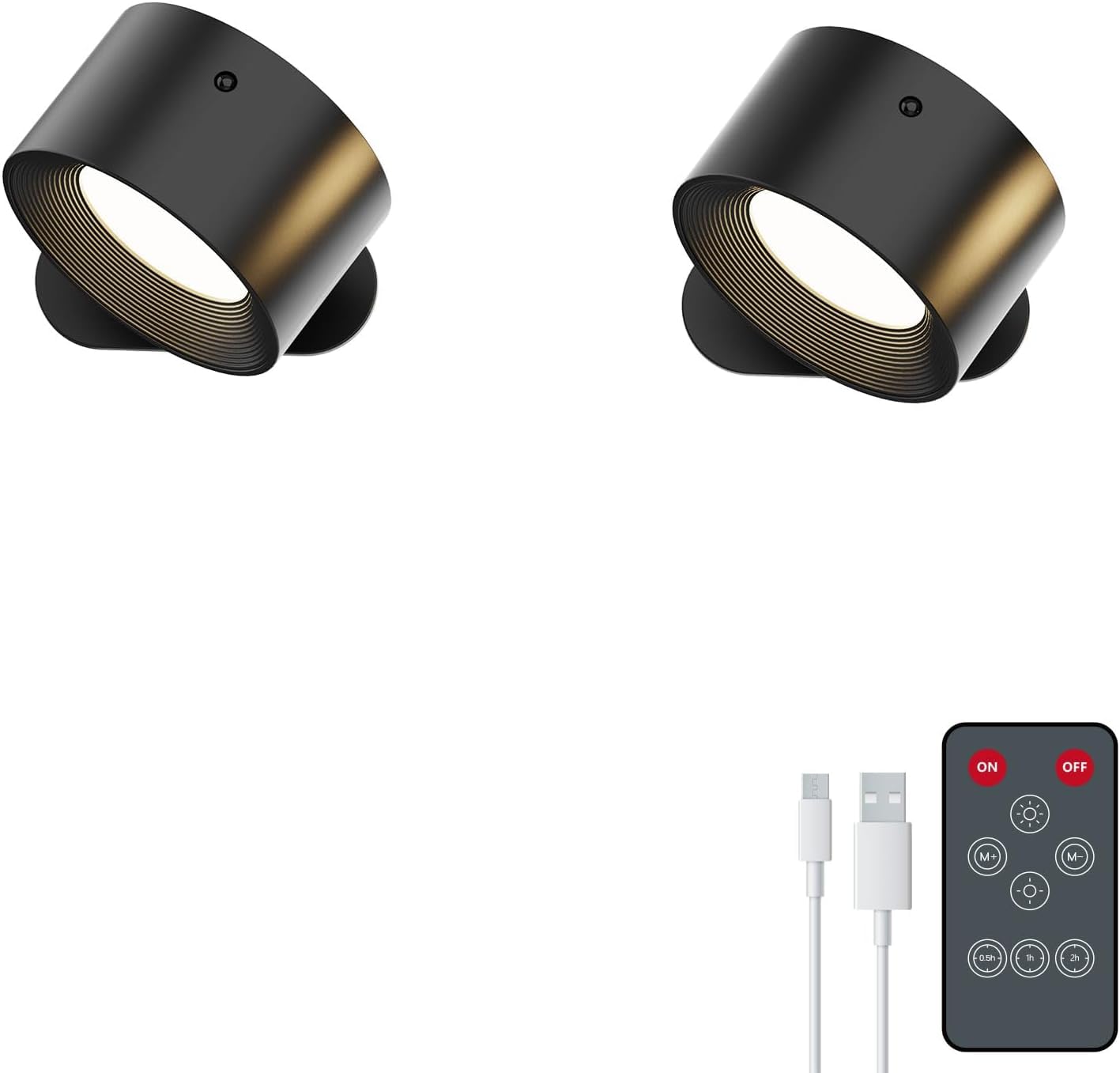 Feallive LED Spotlight (2-Pack) with Remote and Touch Control, Bracket Light, Ambient Lighting, 3 Dimmable Levels, 3 Color Temperature Settings, High
Feallive LED Spotlight (2-Pack) with Remote and Touch Control, Bracket Light, Ambient Lighting, 3 Dimmable Levels, 3 Color Temperature Settings, High