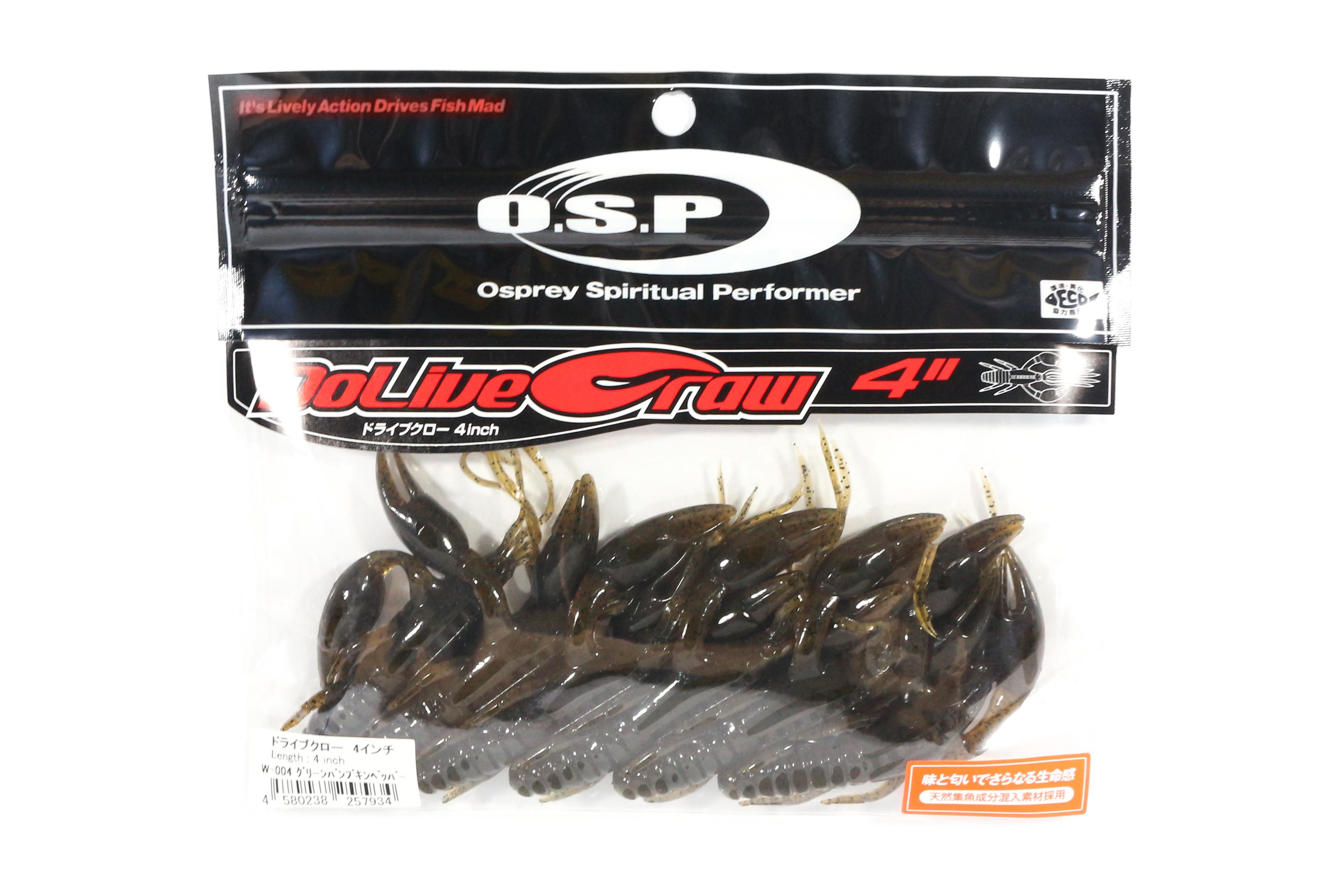 Мягкая приманка OSP Dolive Craw 4 дюйма W-004 (7934)
Мягкая приманка OSP Dolive Craw 4 дюйма W-004 (7934)