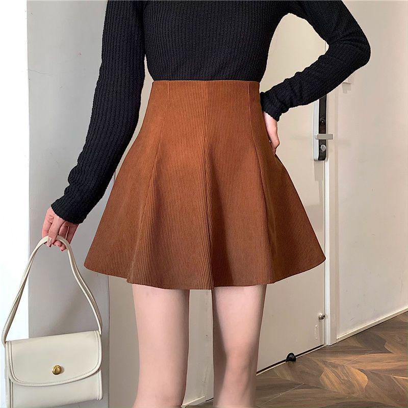 2024 Spring High Waist A-Line Corduroy Mini Skirt 2XL кофейный
2024 Spring High Waist A-Line Corduroy Mini Skirt 2XL кофейный