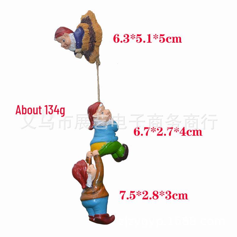 Handmade Miniature Resin Gnome Pendant - Climbing Trio Garden & Home Decor
Handmade Miniature Resin Gnome Pendant - Climbing Trio Garden & Home Decor