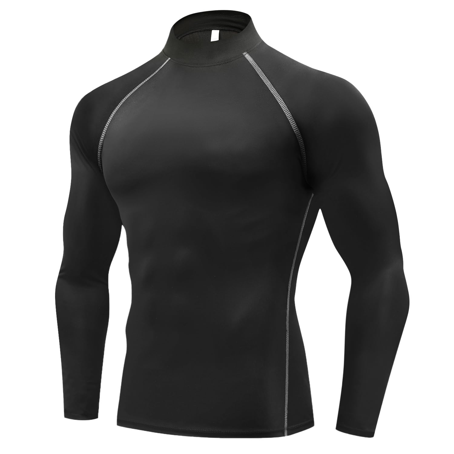 Muxuryee Long Sleeve Compression High Sports Size Small Men s Undershirt, Neck, Sweat-Wicking, Quick-Drying, Undershirt, 3236, Black/Gym,
Muxuryee Long Sleeve Compression High Sports Size Small Men s Undershirt, Neck, Sweat-Wicking, Quick-Drying, Undershirt, 3236, Black/Gym,