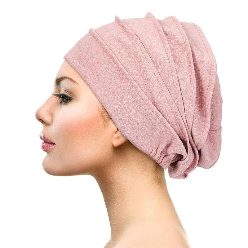 Женская хлопковая шапка-бини, однотонная напускная спальная шапочка, мусульманская повязка на голову, эластичные шапки-тюрбаны, пуловер, кепка, повседневный головной убор
Женская хлопковая шапка-бини, однотонная напускная спальная шапочка, мусульманская повязка на голову, эластичные шапки-тюрбаны, пуловер, кепка, повседневный головной убор