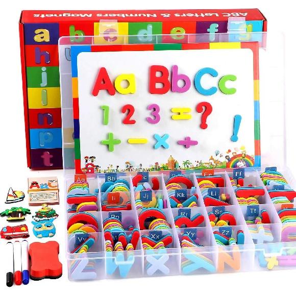magnetic letters and numbers kit foam alphabet ABC refrigerator magnets kids educational
magnetic letters and numbers kit foam alphabet ABC refrigerator magnets kids educational