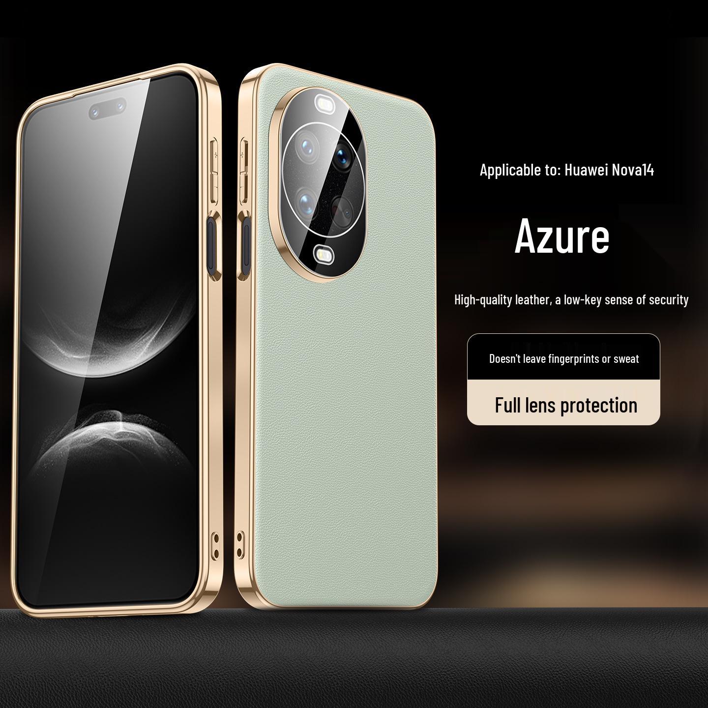 Electroplated Leather Phone Case for Huawei Nova 14/14 Pro/14 Ultra with Built-in Lens - Suitable for Business Professionals 14 Ultra
Electroplated Leather Phone Case for Huawei Nova 14/14 Pro/14 Ultra with Built-in Lens - Suitable for Business Professionals 14 Ultra