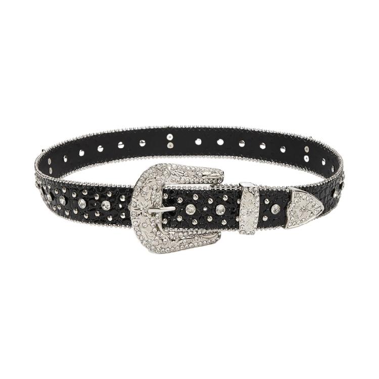 Western Charm Sparkling Rhinestones Belt With Beads Accent PU Leather Girdle Unisex Fashion Accessory Four Season чёрный
Western Charm Sparkling Rhinestones Belt With Beads Accent PU Leather Girdle Unisex Fashion Accessory Four Season чёрный