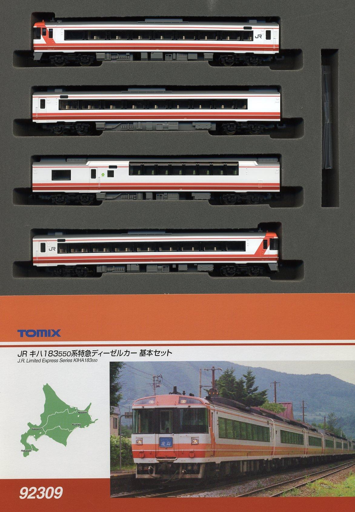 Базовый набор серии Kiha серии TOMIX N Gauge 92309, модель железнодорожной дизельной тележки 183-550, 4 вагона
Базовый набор серии Kiha серии TOMIX N Gauge 92309, модель железнодорожной дизельной тележки 183-550, 4 вагона