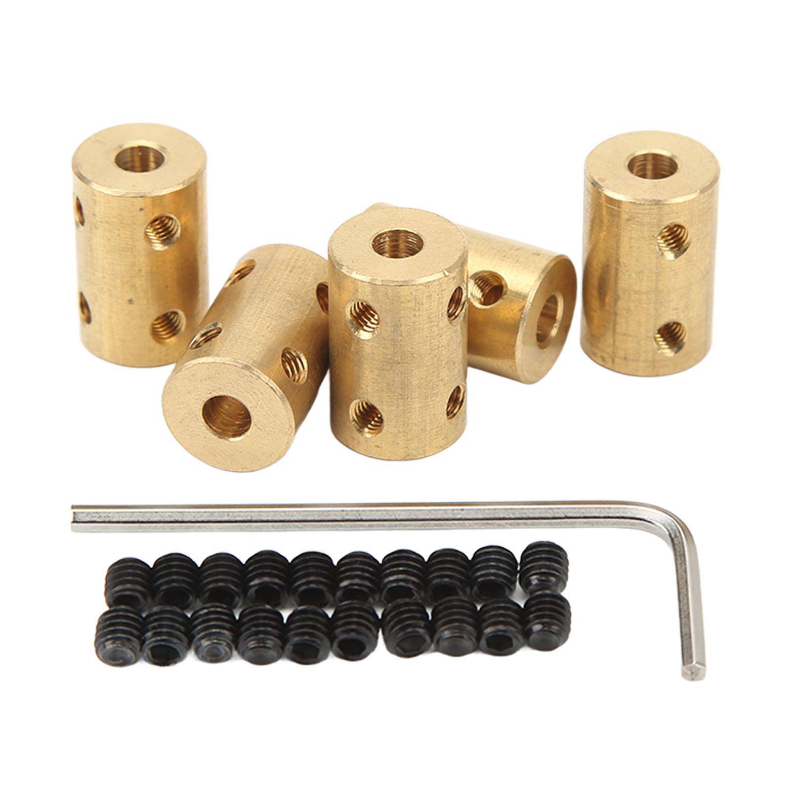 5Pcs RC Shaft Coupling Set Universal 55mm Brass Shaft Coupling Joint Connector for Motor Shaft Extension
5Pcs RC Shaft Coupling Set Universal 55mm Brass Shaft Coupling Joint Connector for Motor Shaft Extension