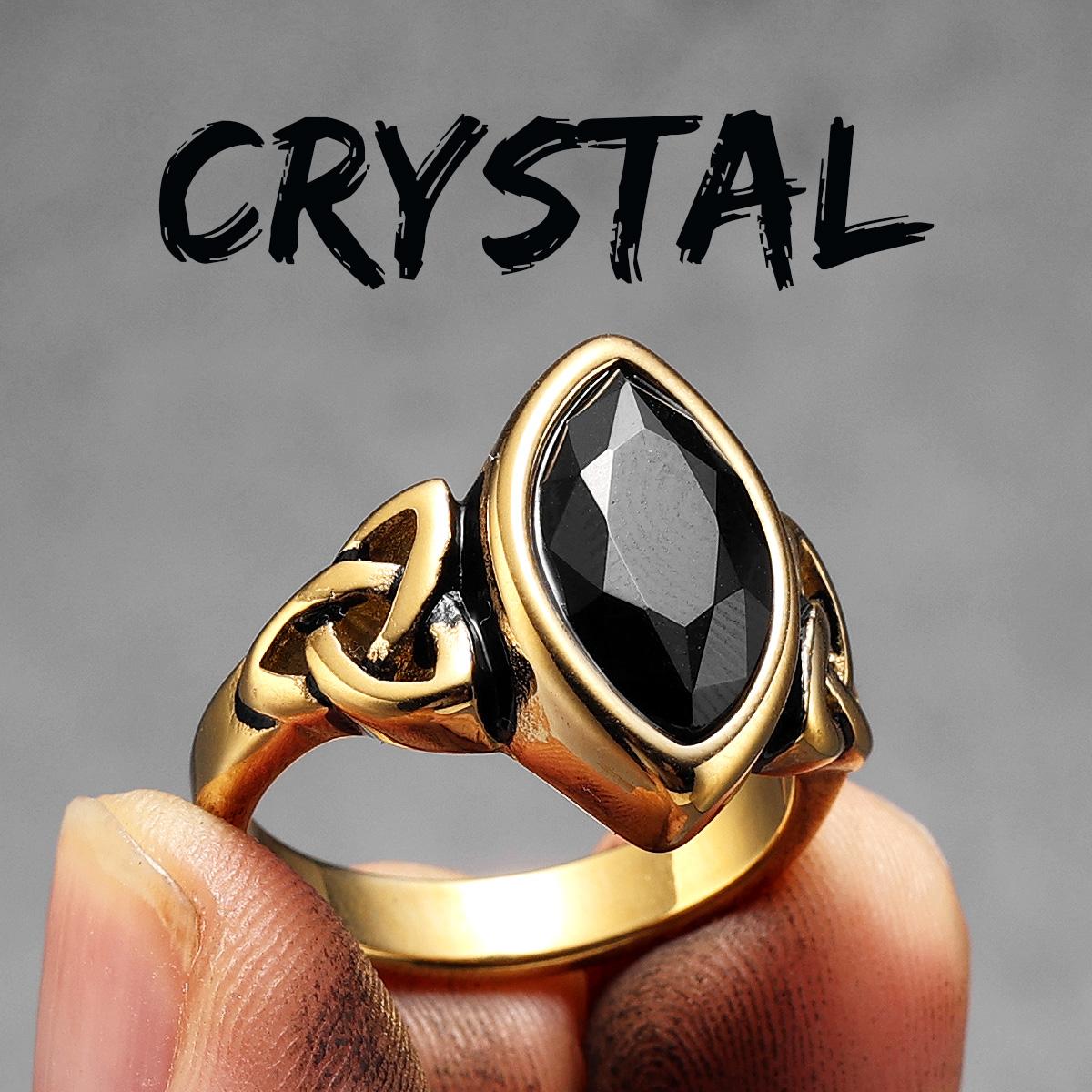 Viking Celtic Knot Gems Men Rings Stainless Steel Women Jewelry Vintage Punk Rock Cool Stuff Fashion Accessories Gift Wholesale 13
Viking Celtic Knot Gems Men Rings Stainless Steel Women Jewelry Vintage Punk Rock Cool Stuff Fashion Accessories Gift Wholesale 13