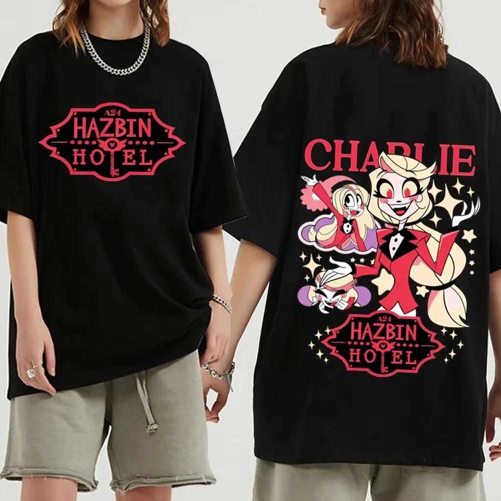 2026 Hazbin Hotel Charlie Print Cotton T-shirt Summer Men s and Women s Casual Fashion Trendy Short Sleeve Couple s Wear Y2K M
2026 Hazbin Hotel Charlie Print Cotton T-shirt Summer Men s and Women s Casual Fashion Trendy Short Sleeve Couple s Wear Y2K M