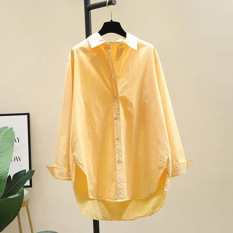 Женское осеннее платье-рубашка с отворотом и длинным рукавом, хлопковые платья с разрезом, элегантное однотонное офисное женское платье-туника XXXXL оранжевый
Женское осеннее платье-рубашка с отворотом и длинным рукавом, хлопковые платья с разрезом, элегантное однотонное офисное женское платье-туника XXXXL оранжевый