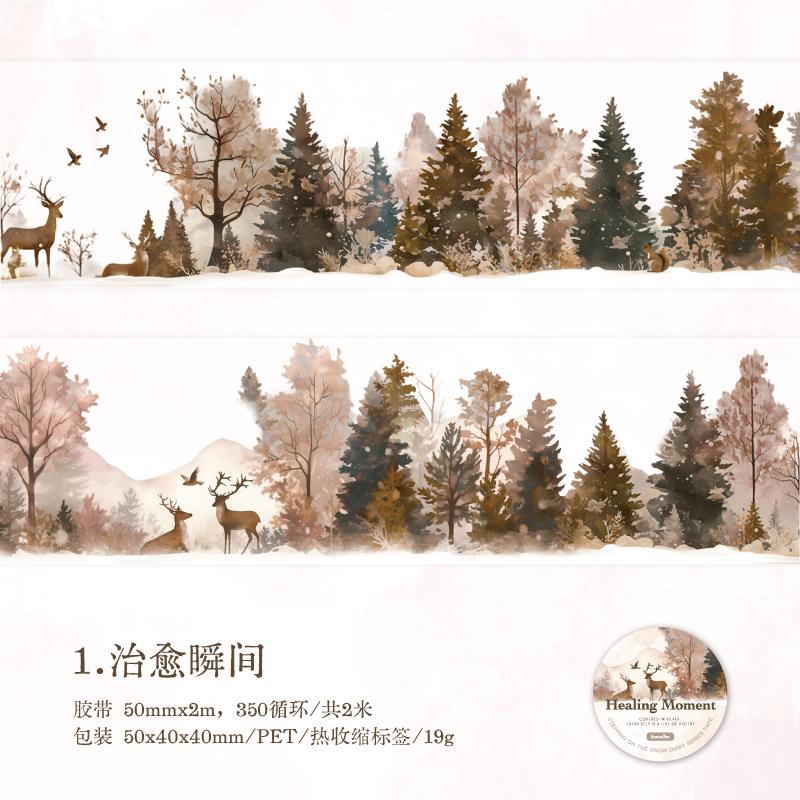 2m/Roll Winter scenery PET Tapes Scrapbooking Decoration Adhesive Diary Album Masking stickers Aesthetic Stationery Supplies
2m/Roll Winter scenery PET Tapes Scrapbooking Decoration Adhesive Diary Album Masking stickers Aesthetic Stationery Supplies