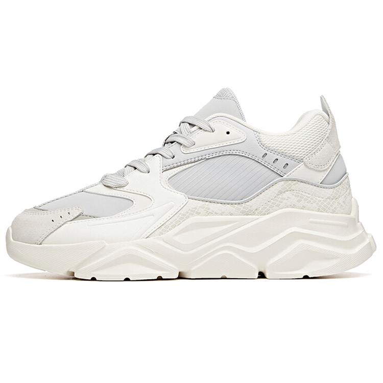 Anta Life Collection Synthetic Leather Slip Resistant Abrasion Resistant Low top Chunky Sneakers Men s White Gray 912048821-4 44.5
Anta Life Collection Synthetic Leather Slip Resistant Abrasion Resistant Low top Chunky Sneakers Men s White Gray 912048821-4 44.5