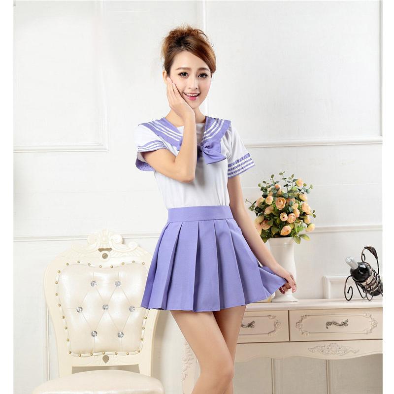 Short Sleeve Student Sailor Uniform Summer Mori Female Class Uniform School Uniform Uniform Pleated Skirt College Style XL фіолетовий
Short Sleeve Student Sailor Uniform Summer Mori Female Class Uniform School Uniform Uniform Pleated Skirt College Style XL фіолетовий