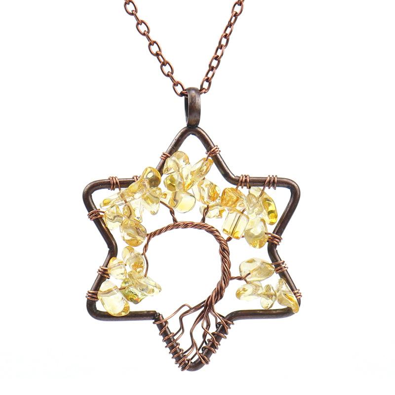 Vintage Hand Wound Hexagram Curved Tree Of Life Necklace Gravel Crystal Pendant N61 Agate Chain цитриновый
Vintage Hand Wound Hexagram Curved Tree Of Life Necklace Gravel Crystal Pendant N61 Agate Chain цитриновый