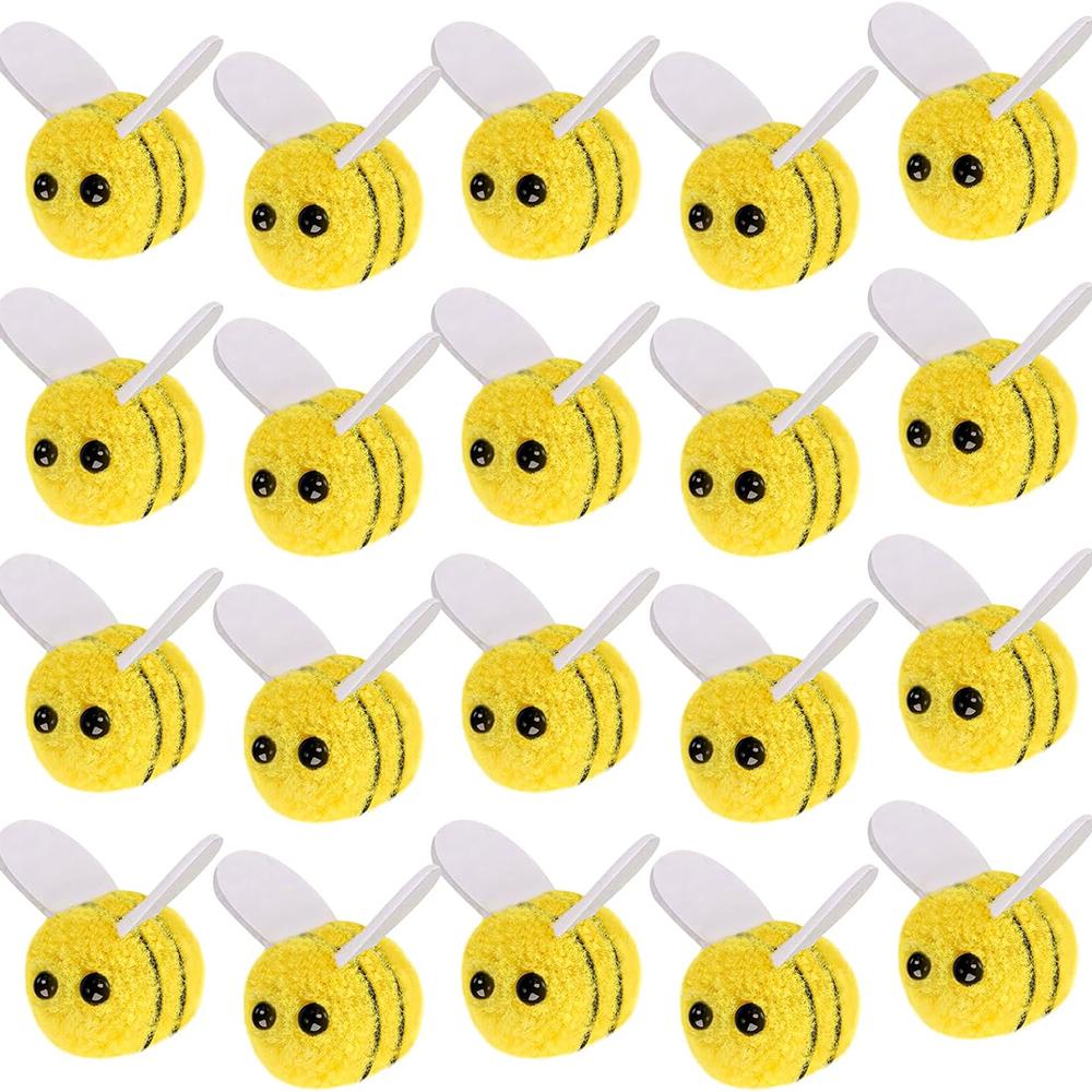 10Pcs Cute Wool Felt Bee Craft Decor Ball Christmas Clothing Tent Hat Decoration DIY and Handmade Crafts Patch жовтий
10Pcs Cute Wool Felt Bee Craft Decor Ball Christmas Clothing Tent Hat Decoration DIY and Handmade Crafts Patch жовтий