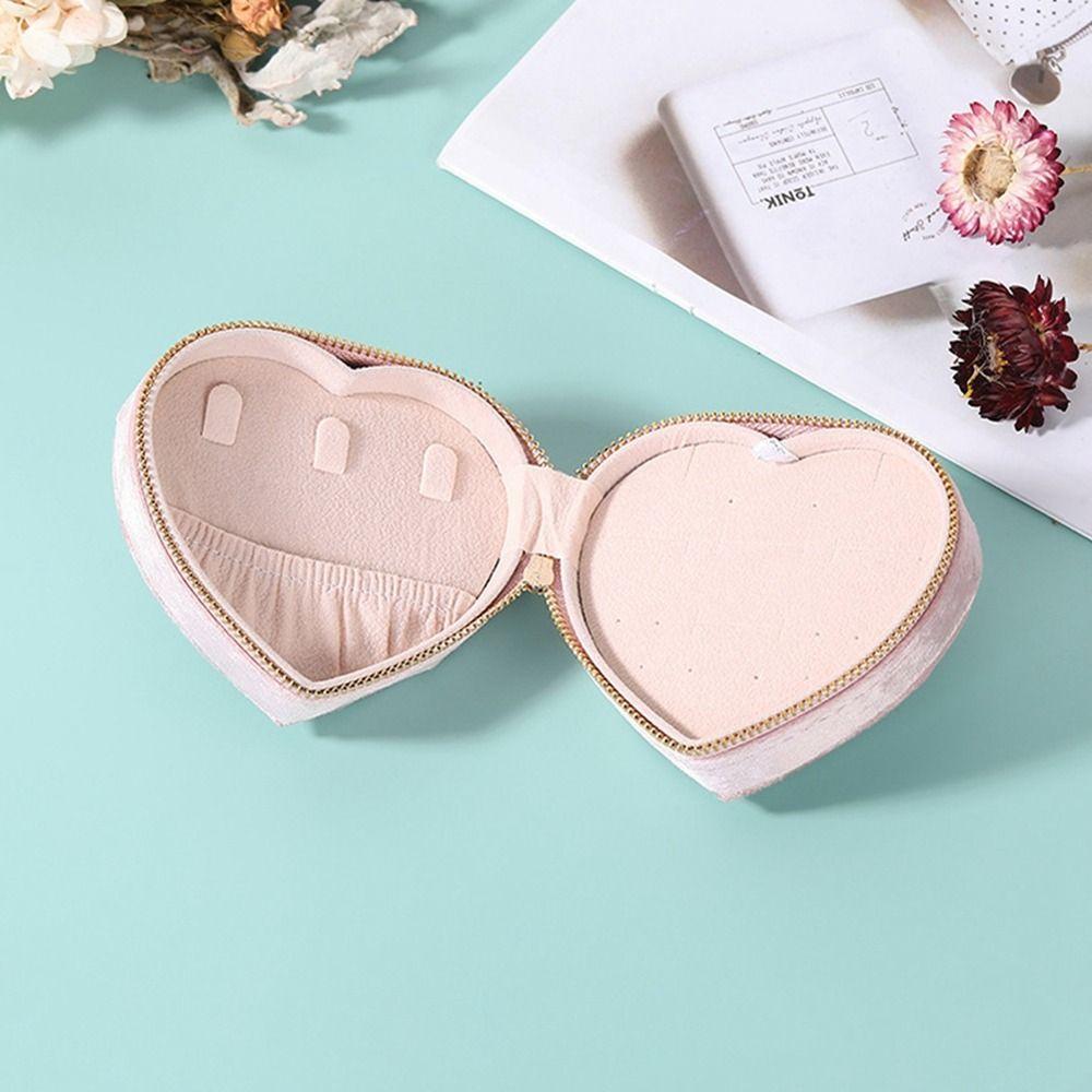 Portable Velvet Jewelry Box Zipper Earring Organizer Unique Jewelry Storage Case Girls синій
Portable Velvet Jewelry Box Zipper Earring Organizer Unique Jewelry Storage Case Girls синій