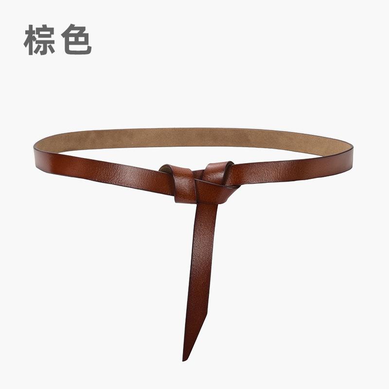Женский новый кожаный ремень, повседневный, универсальный, из чистой коровьей кожи, тонкий пояс, завязывающийся на талии, с платьем, костюмом, затягивающимся на талии, внешний наряд 105cm
Женский новый кожаный ремень, повседневный, универсальный, из чистой коровьей кожи, тонкий пояс, завязывающийся на талии, с платьем, костюмом, затягивающимся на талии, внешний наряд 105cm