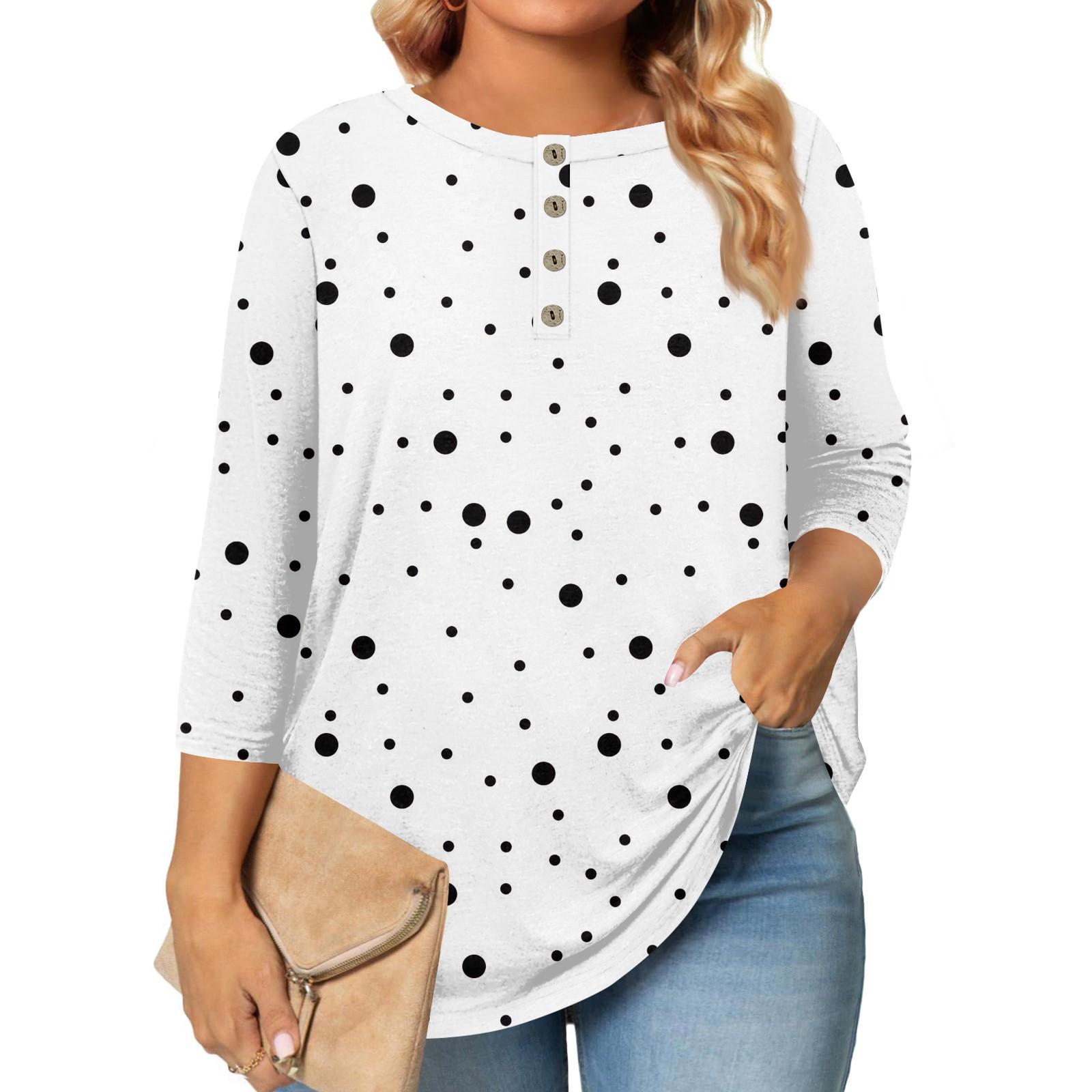 Женская футболка большого размера с принтом, рукавом 3/4 и воротником на пуговицах XXXXL белый
Женская футболка большого размера с принтом, рукавом 3/4 и воротником на пуговицах XXXXL белый