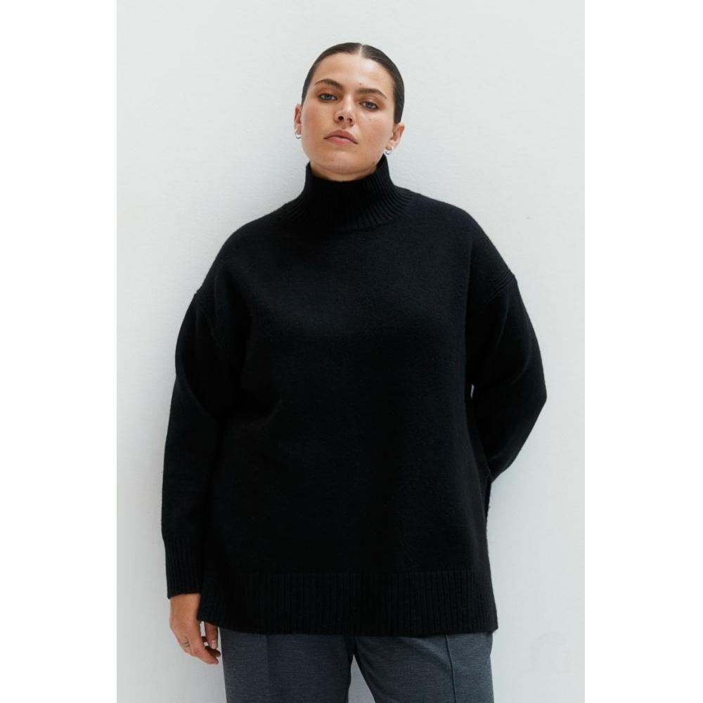 Водолазка свободного кроя HM черного цвета
Водолазка свободного кроя HM черного цвета