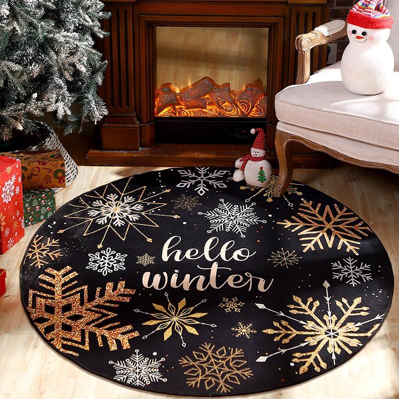 1pc Christmas Round Rugs: Santa, Snowman, Tree Designs - Festive Home Decor ,Christmas round carpet decoration.. 60cm
1pc Christmas Round Rugs: Santa, Snowman, Tree Designs - Festive Home Decor ,Christmas round carpet decoration.. 60cm