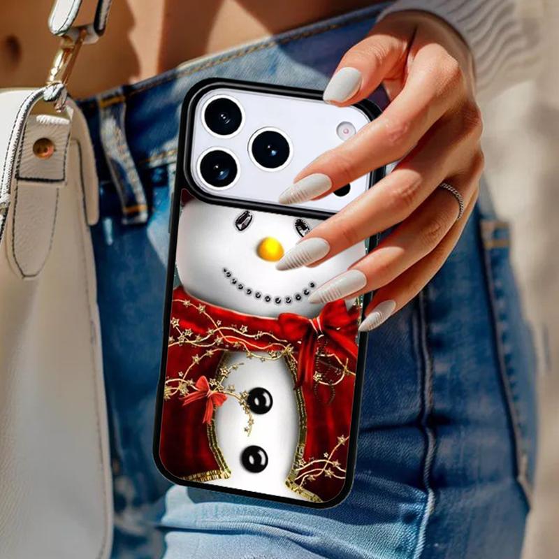 Christmas Snowman Phone Case For iPhone 17 Air 14 15 13 12 Max Cover For Apple 14 15 16 16e 11 Pro Max Plus Coque iPhone 15pro max
Christmas Snowman Phone Case For iPhone 17 Air 14 15 13 12 Max Cover For Apple 14 15 16 16e 11 Pro Max Plus Coque iPhone 15pro max
