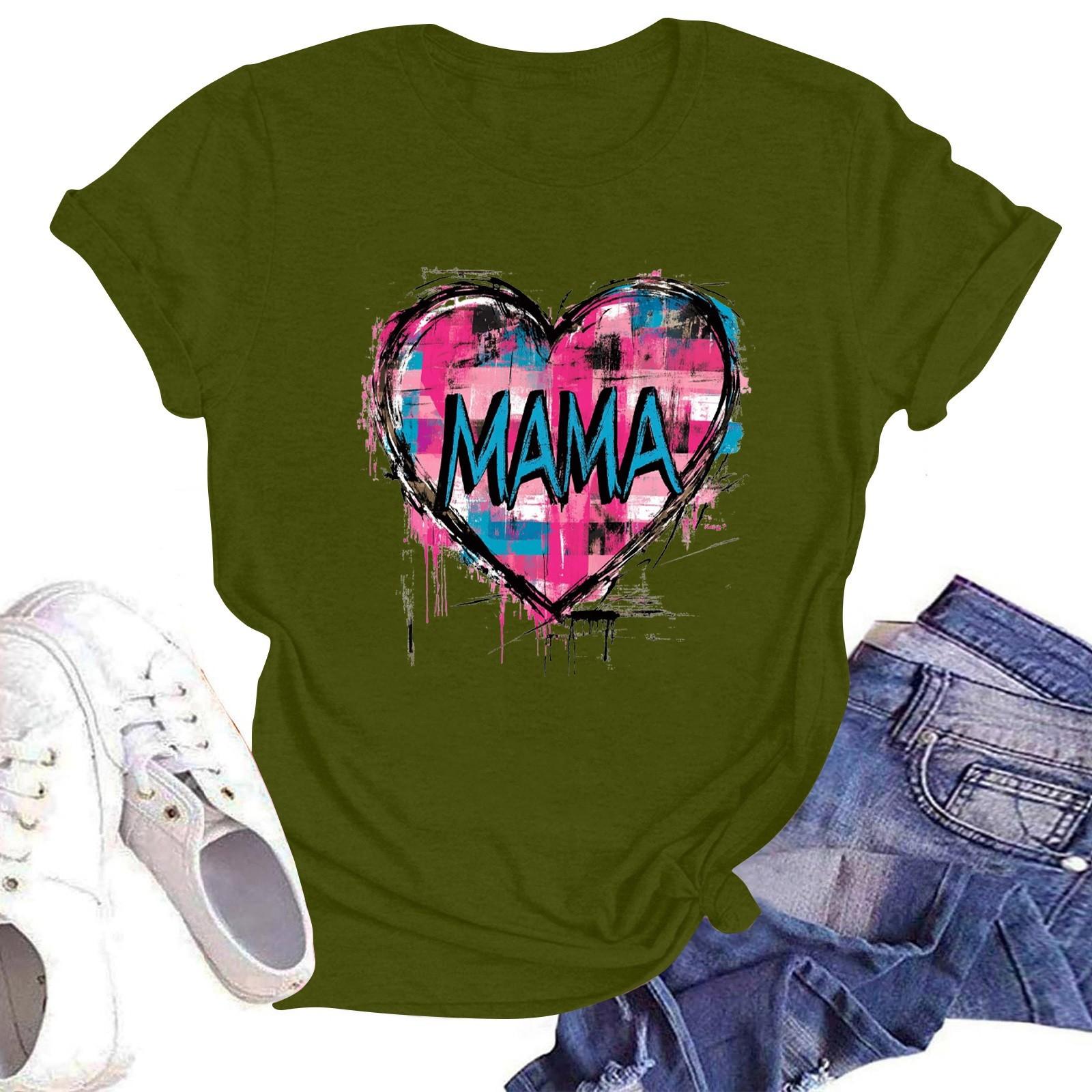 Женская повседневная футболка с круглым вырезом и короткими рукавами с принтом L армия зеленый
Женская повседневная футболка с круглым вырезом и короткими рукавами с принтом L армия зеленый