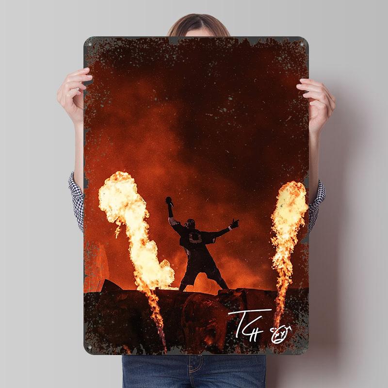 Travis Scott Metal Poster Customized Wall Art Retro Vintage Tinplate Signs for Garage Decoration Room Luxury Home Decor Items 7.9x11.8In(20x30cm)
Travis Scott Metal Poster Customized Wall Art Retro Vintage Tinplate Signs for Garage Decoration Room Luxury Home Decor Items 7.9x11.8In(20x30cm)