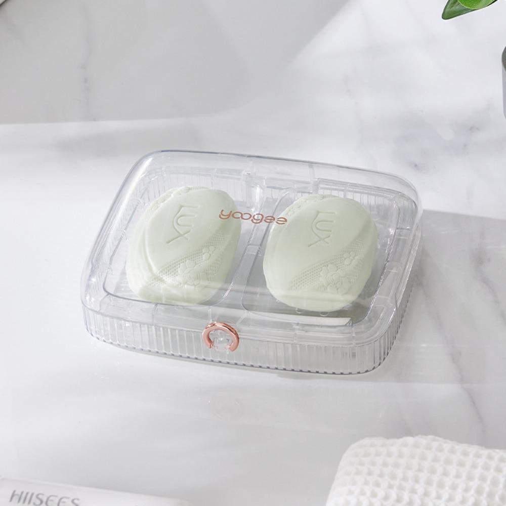 Portable Soap Holder Transparent Soap Case Soap Container Soap Storage Box Dormitory green-single
Portable Soap Holder Transparent Soap Case Soap Container Soap Storage Box Dormitory green-single