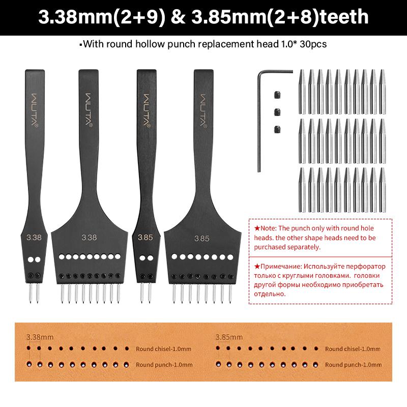 WUTA 3G Leather Punches Head Replaceable Pricking Iron Removable Diamond Olive Round Hole French Style Chisel DIY Craft Tools
WUTA 3G Leather Punches Head Replaceable Pricking Iron Removable Diamond Olive Round Hole French Style Chisel DIY Craft Tools