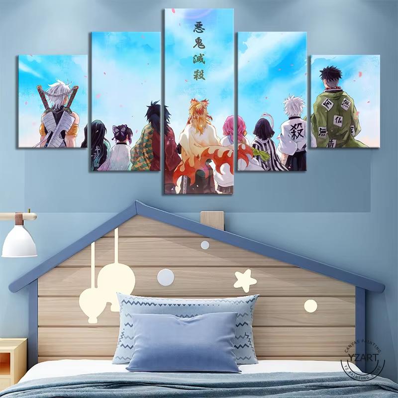 Unframed 5Pieces Pillars Demon Slayer Kimetsu No Yaiba Anime Picture Artwork Canvas Wall Art Paintings for Bedroom Decor Gift 20x35-20x45-20x55cm
Unframed 5Pieces Pillars Demon Slayer Kimetsu No Yaiba Anime Picture Artwork Canvas Wall Art Paintings for Bedroom Decor Gift 20x35-20x45-20x55cm