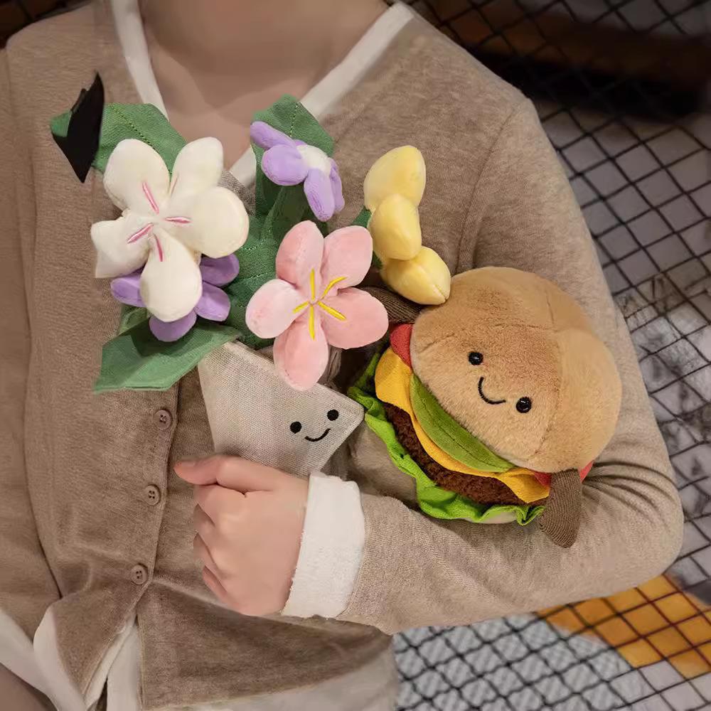 Jellycat Graduation Bouquet Plush Doll - Creative Hamburger-Themed Gift for Proposals and Special Occasions 15x15cm (200g)
Jellycat Graduation Bouquet Plush Doll - Creative Hamburger-Themed Gift for Proposals and Special Occasions 15x15cm (200g)