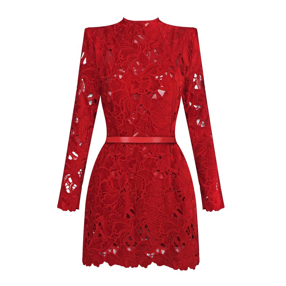 Autumn Red Lace Zipper Dress: Long Sleeve Christmas Style Women s Fashion Large червоний
Autumn Red Lace Zipper Dress: Long Sleeve Christmas Style Women s Fashion Large червоний
