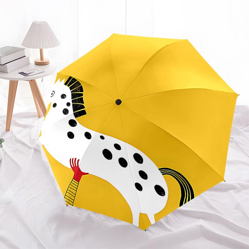 Automatic Opening/Closing Umbrella with Spotted Horse Design Portable 3 Fold Design,8 Bone Iron Frame Outdoor Umbrella,Ideal Gift for Fa
Automatic Opening/Closing Umbrella with Spotted Horse Design Portable 3 Fold Design,8 Bone Iron Frame Outdoor Umbrella,Ideal Gift for Fa