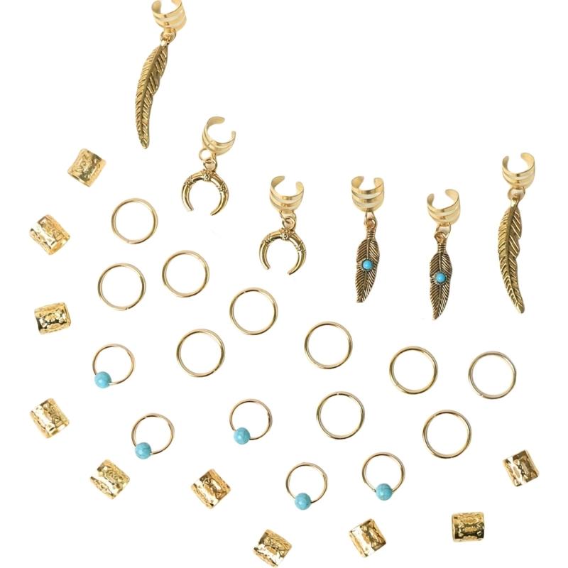 31 Pieces Creative Metal Dreadlock Spring Clip Hair Accesories Hairpieces For Fashionable Women Seeking Unique Style 1
31 Pieces Creative Metal Dreadlock Spring Clip Hair Accesories Hairpieces For Fashionable Women Seeking Unique Style 1