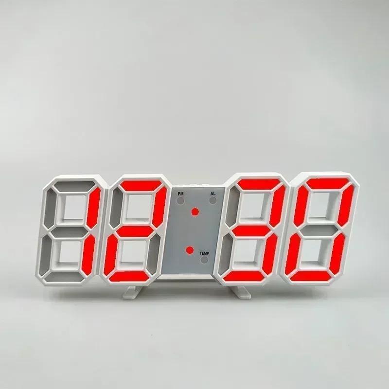 Smart 3D Digital Wall Clock with Alarm, LED Display Date Temperature, USB Powered Modern Home Office Kitchen Decoration
Smart 3D Digital Wall Clock with Alarm, LED Display Date Temperature, USB Powered Modern Home Office Kitchen Decoration