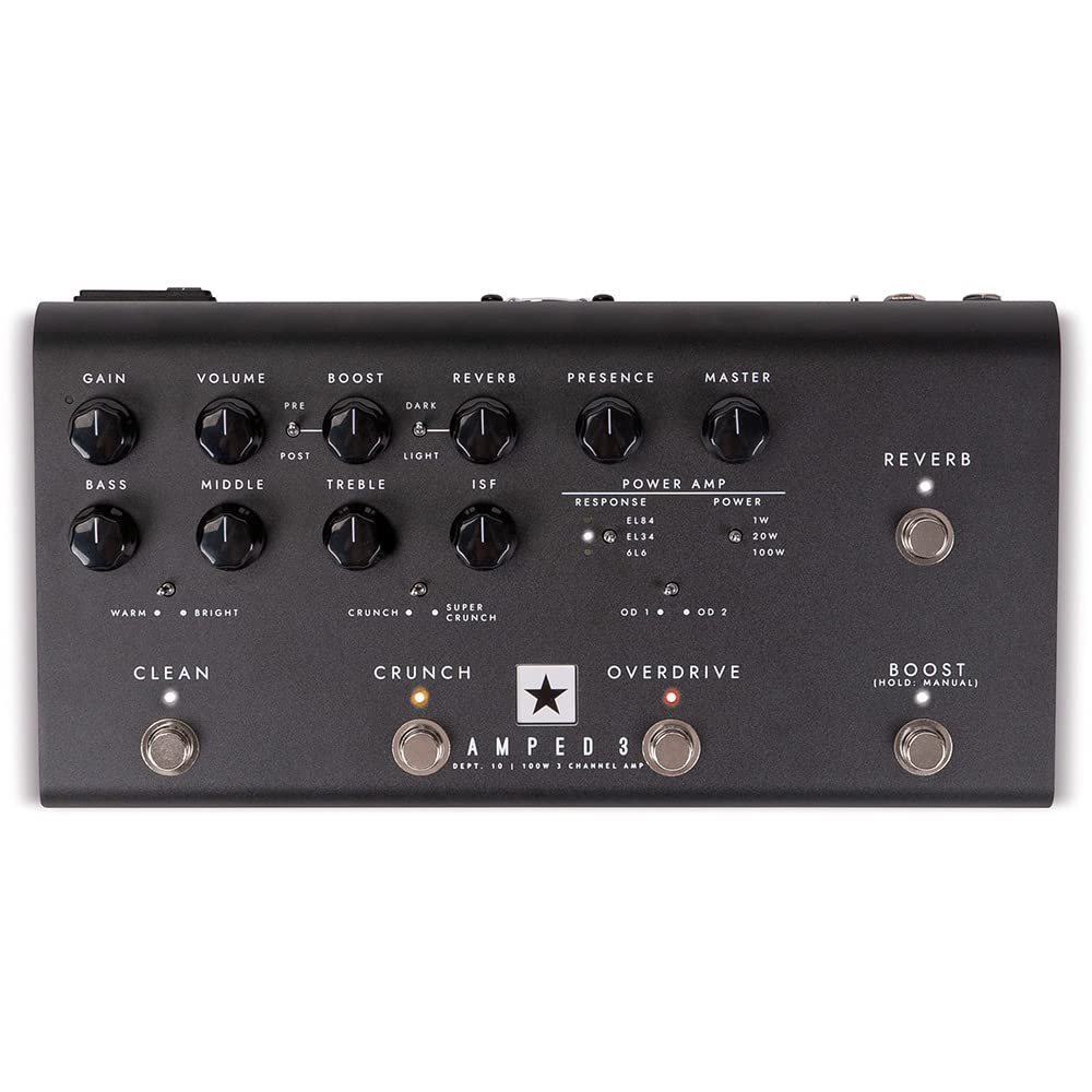 Blackstar 100W Pedal Guitar Amplifier 10 AMPED 3 Vacuum Tube Power Amplifier Response 3 Channels DEPT.
Blackstar 100W Pedal Guitar Amplifier 10 AMPED 3 Vacuum Tube Power Amplifier Response 3 Channels DEPT.