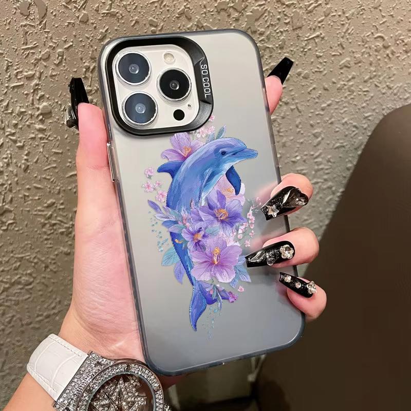 Ocean Animal Cute Dolphin Print Phone Case For iPhone 17 Pro Max 16 15 Pro 14 13 Mini 12 11 XR XS 17Air Plus Hard Matte Cover iPhone 13 чорний
Ocean Animal Cute Dolphin Print Phone Case For iPhone 17 Pro Max 16 15 Pro 14 13 Mini 12 11 XR XS 17Air Plus Hard Matte Cover iPhone 13 чорний