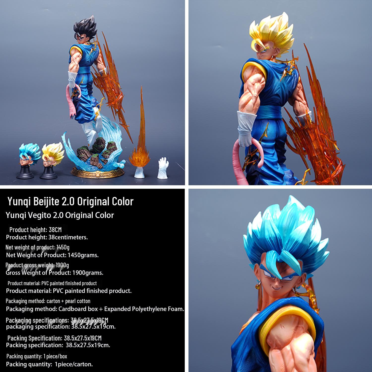 Dragon Ball Yunqi Vegito 2.0: Three-Headed GK Figure with Swap Hands - Trendy Anime Ornament Gift.
Dragon Ball Yunqi Vegito 2.0: Three-Headed GK Figure with Swap Hands - Trendy Anime Ornament Gift.