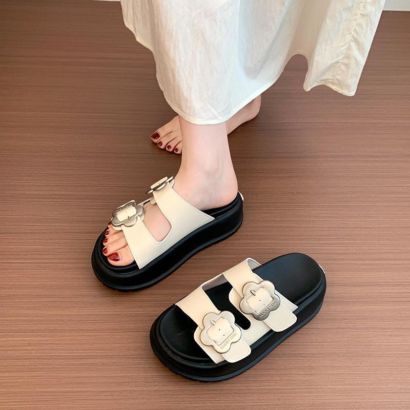 Muffin platform casual retro slippers women s shoes summer 2025 new double-breasted metal buckle fashion slippers 35 чёрный
Muffin platform casual retro slippers women s shoes summer 2025 new double-breasted metal buckle fashion slippers 35 чёрный
