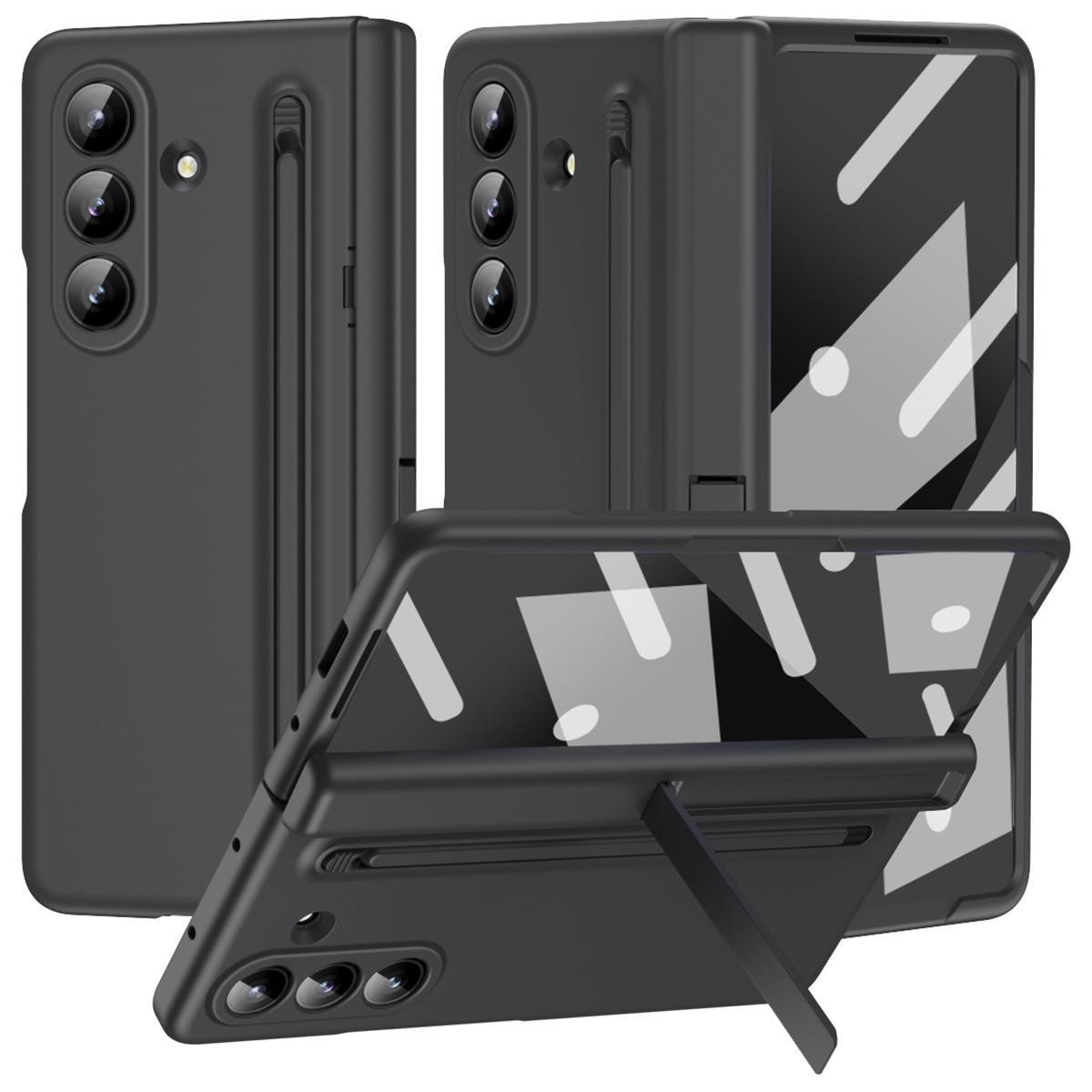 Чехол для Samsung Galaxy Z Fold7 5G с подставкой, задняя крышка для телефона из ПК со стилусом и защитной пленкой из закаленного стекла Black
Чехол для Samsung Galaxy Z Fold7 5G с подставкой, задняя крышка для телефона из ПК со стилусом и защитной пленкой из закаленного стекла Black