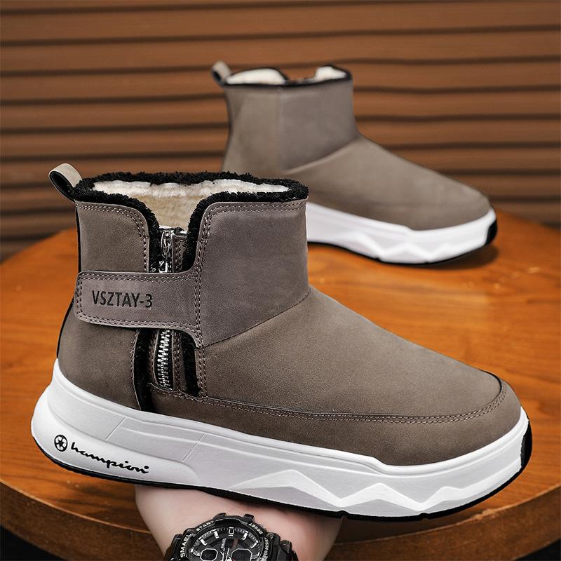 Winter new snow boots thick-soled high-top cotton boots piled and thickened warm cotton shoes thick-soled cold-proof 44 сірий колір
Winter new snow boots thick-soled high-top cotton boots piled and thickened warm cotton shoes thick-soled cold-proof 44 сірий колір