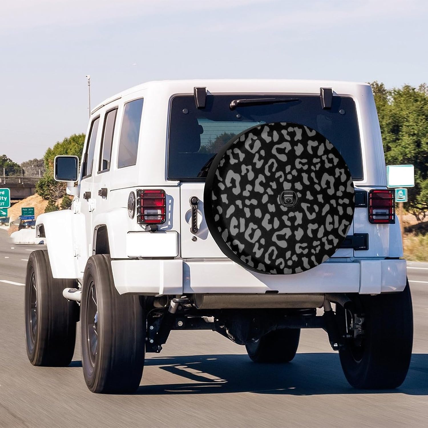 Foruidea Leopard Print Spare Tire Cover with Backup Camera Hole Wheel Tire Cover Fit Trailer, RV, SUV and Many Vehicle 17inch
Foruidea Leopard Print Spare Tire Cover with Backup Camera Hole Wheel Tire Cover Fit Trailer, RV, SUV and Many Vehicle 17inch